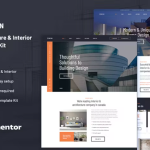 建筑和室内元素外贸网站模板