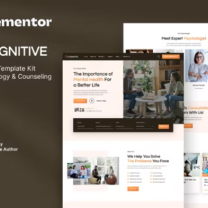 心理学和咨询 Elementor 模板工具包