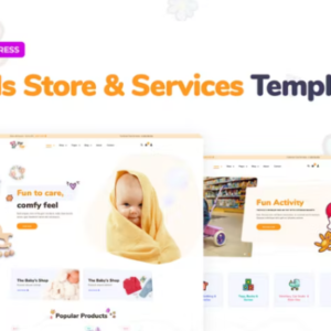 儿童商店 Elementor 外贸网站模板