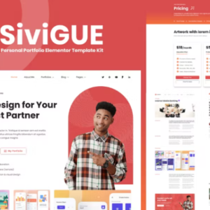 个人投资组合 Elementor 模板工具包