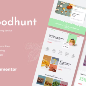 餐饮服务 Elementor 外贸网站模板