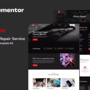 小工具维修服务 Elementor 外贸网站模板