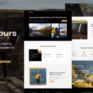 Travel & Tour Agency Elementor 外贸网站模板