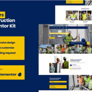 Construction Elementor Pro 模板工具包