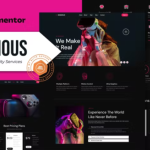 虚拟现实服务 Elementor 模板工具包