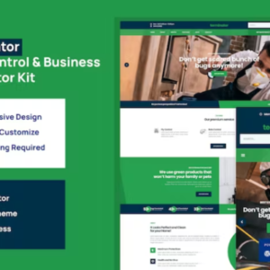 商业和害虫防治 Elementor Pro 外贸网站模板