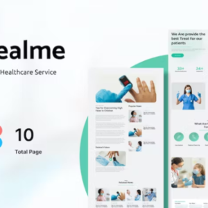 诊所和医疗保健服务 Elementor 外贸网站模板