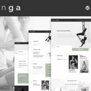 瑜伽健康教练健身工作室 Elementor 外贸网站模板