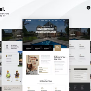 室内和建筑 Elementor 外贸网站模板