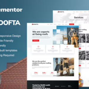 屋顶服务 Elementor 外贸网站模板