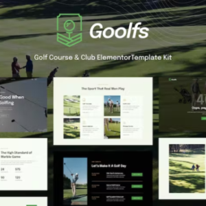 高尔夫球场和俱乐部 Elementor 外贸网站模板