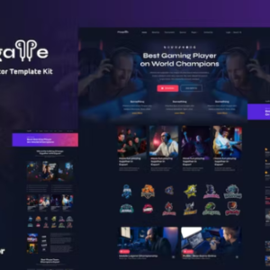 电子竞技 Elementor 模板工具包