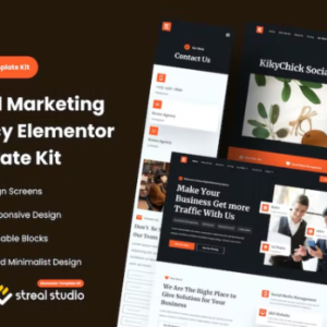 营销机构 Elementor 外贸网站模板