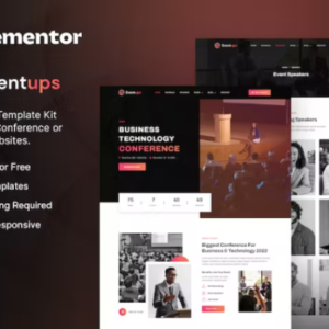 活动和会议 Elementor 外贸网站模板