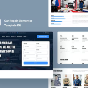 汽车维修 Elementor 外贸网站模板