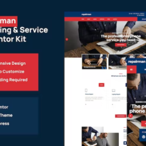 小工具维修和服务 Elementor 外贸网站模板