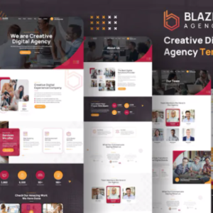 Creative Digital Agency Elementor 外贸网站模板