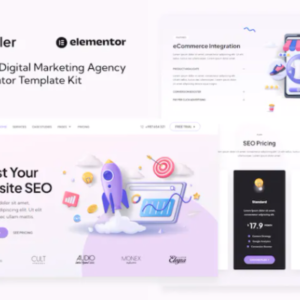 SEO 和数字营销机构 Elementor 外贸网站模板