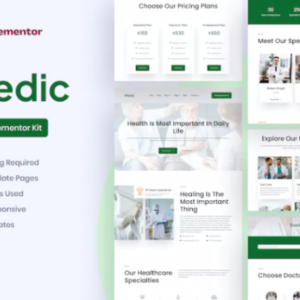 医疗 Elementor Pro 外贸网站模板