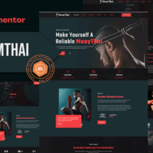 Matrial Art Elementor 外贸网站模板