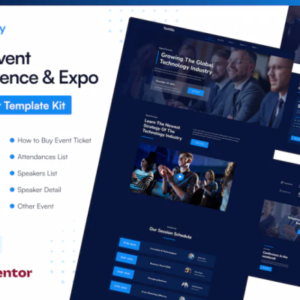 技术活动会议和博览会 Elementor Pro 外贸网站模板