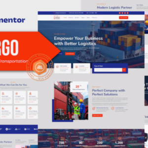 物流和运输元素外贸网站模板