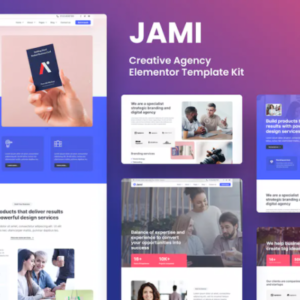 创意机构元素外贸网站模板