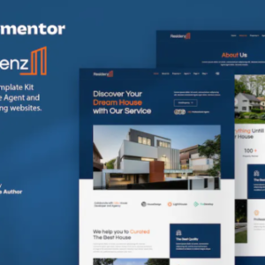 房地产代理和房产清单 Elementor 外贸网站模板