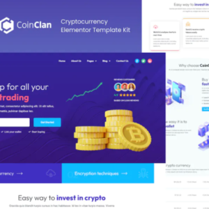 加密货币元素外贸网站模板