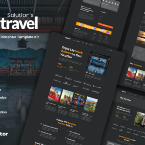 旅行社 Elementor 外贸网站模板