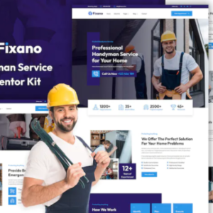 Handyman Services Elementor 外贸网站模板