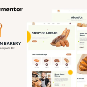 Artisan Bakery Elementor 外贸网站模板