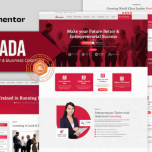 企业家和商业辅导 Elementor 外贸网站模板