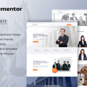 律师事务所 Elementor 外贸网站模板