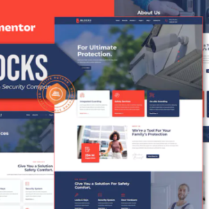 Locksmith & Security Company Elementor 外贸网站模板