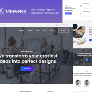 网页设计机构 Elementor 外贸网站模板