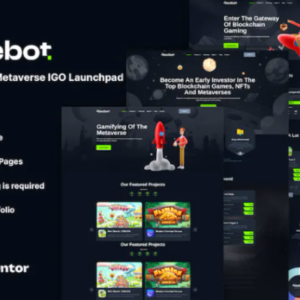 元界 IGO Launchpad Elementor 外贸网站模板