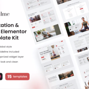 Soulme 瑜伽冥想与健康正念元素外贸网站模板