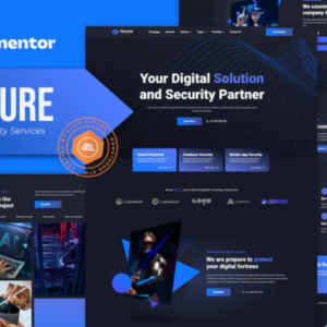 网络安全服务 Elementor 外贸网站模板