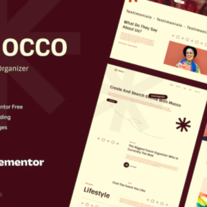 活动组织者 Elementor 外贸网站模板