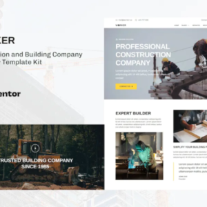 建筑公司 Elementor 外贸网站模板