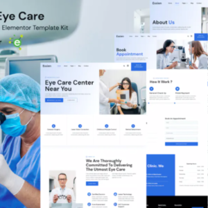 眼科诊所 Elementor 外贸网站模板