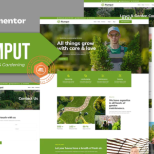 景观和园艺服务 Elementor 外贸网站模板