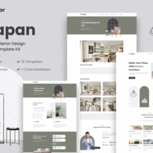 家具和室内设计外贸网站模板