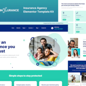 Insurance Agency Elementor 外贸网站模板