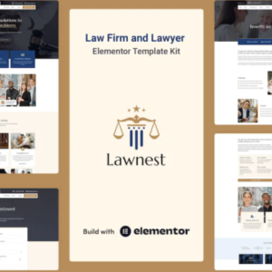 律师事务所和律师Elementor Pro外贸网站模板