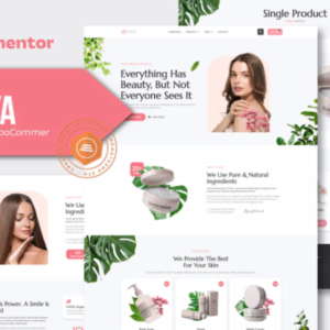 皮肤护理 WooCommerce Elementor 外贸网站模板