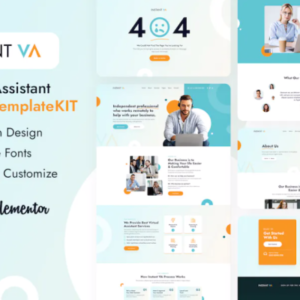 虚拟助手 Elementor 外贸网站模板
