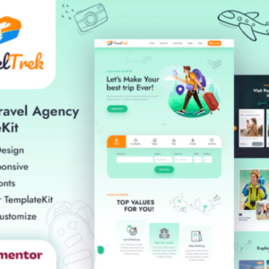 旅游和旅行社 Elementor 外贸网站模板