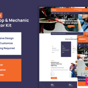 机械车间 Elementor 外贸网站模板